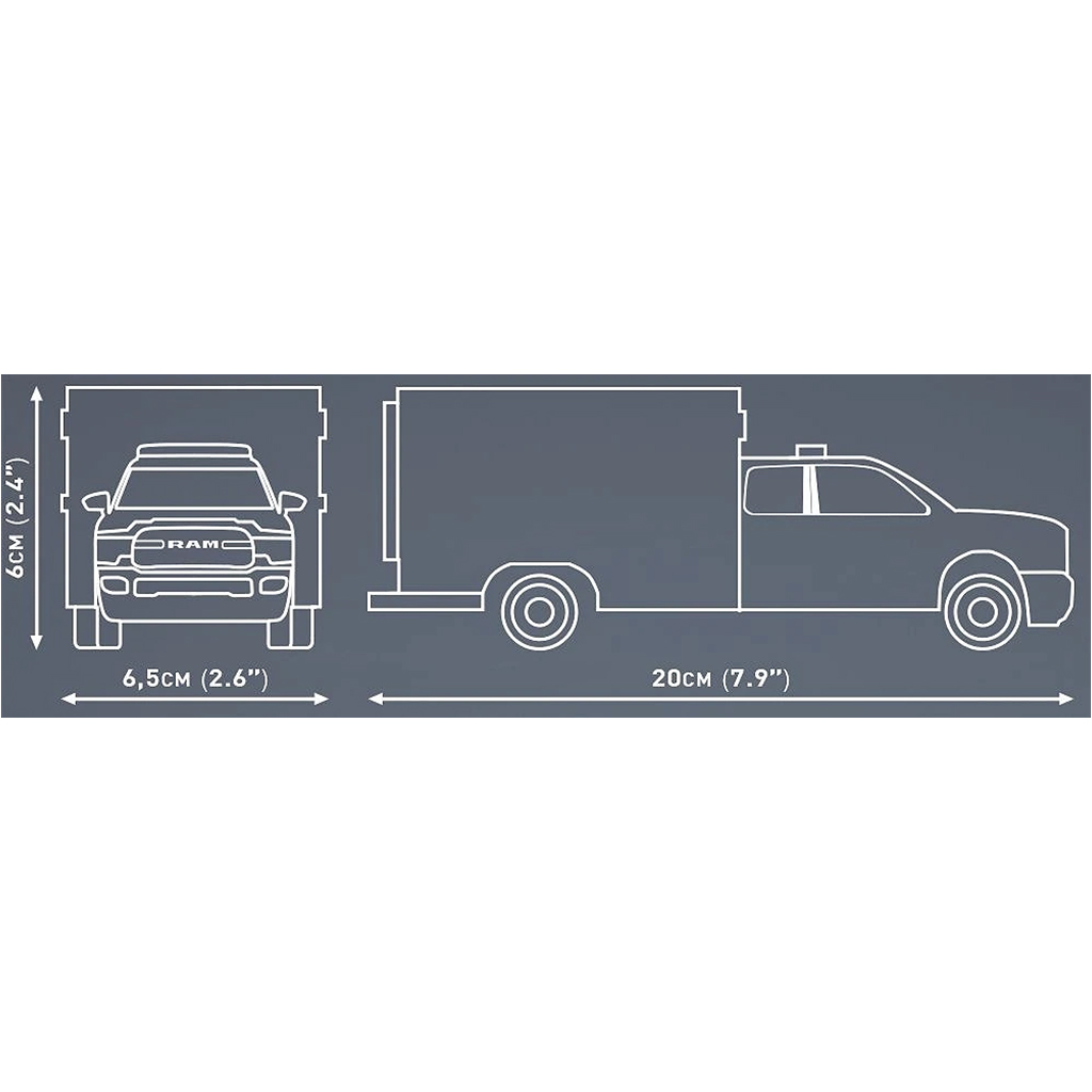 COBI: Dodge RAM 3500 mentőautó építőjáték (24609) kép 5