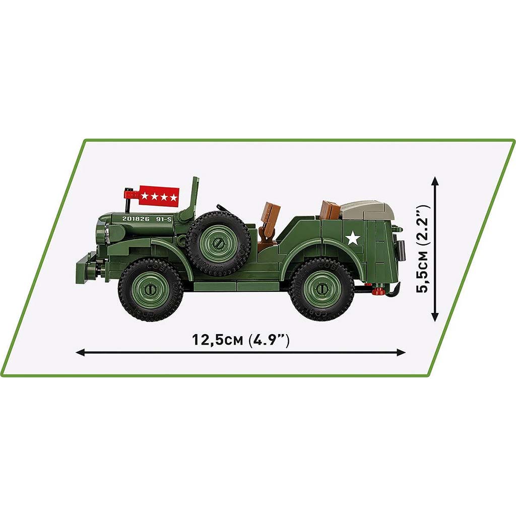 COBI: Dodge WC-56 Command Car harckocsi építőjáték (3111) kép 3