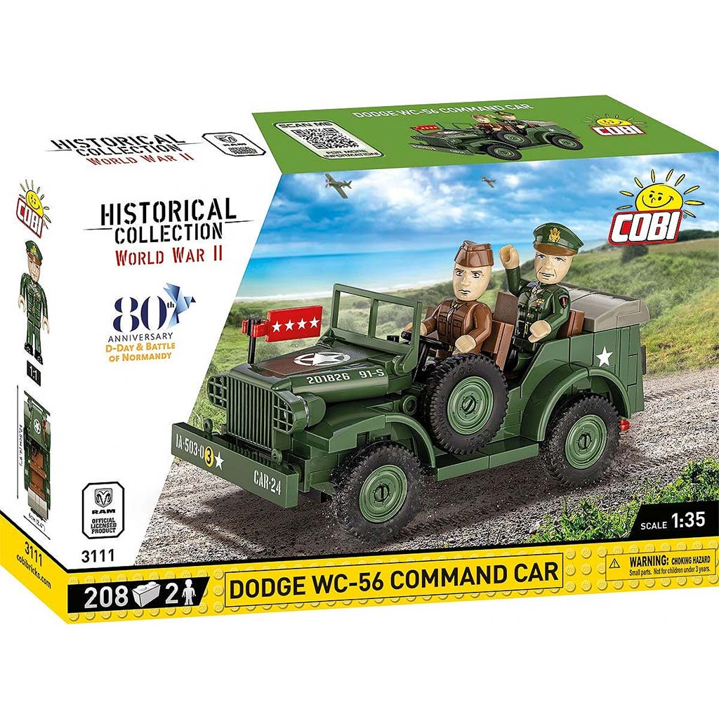 COBI: Dodge WC-56 Command Car harckocsi építőjáték (3111) kép 1