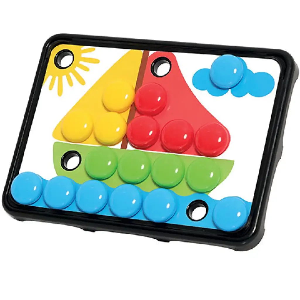 Mein erstes Mosaik - Entwicklungsspiel mit Kindergartenzeichen kép 2