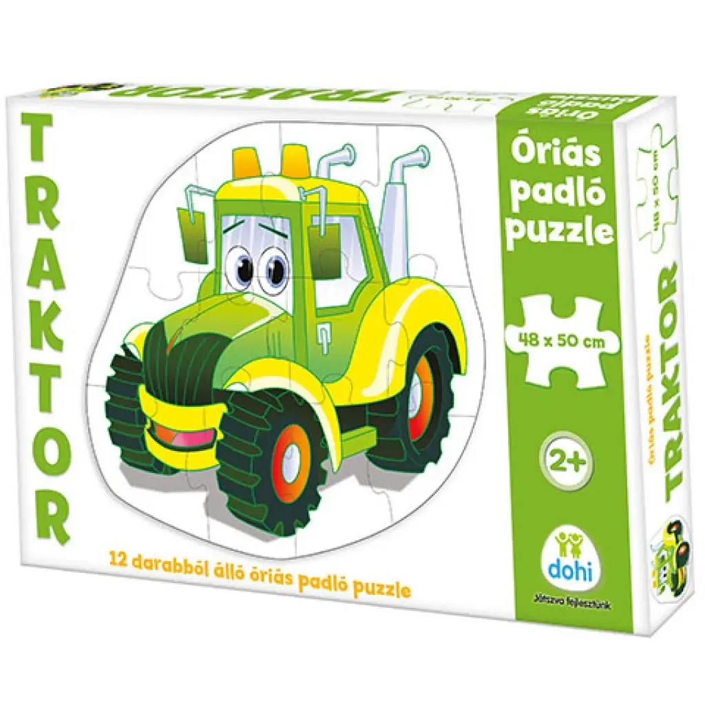 Traktor Riesen-Bodenpuzzle 12-teilig