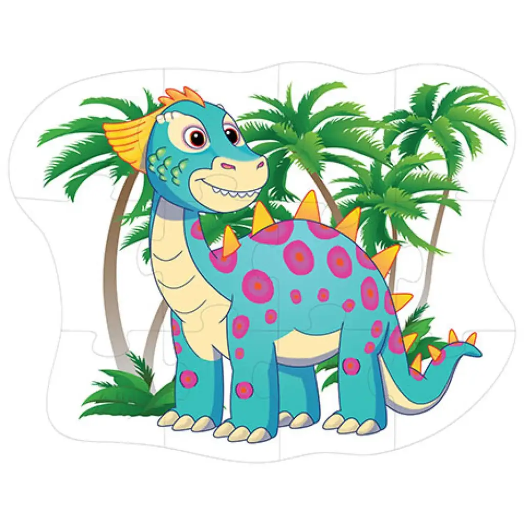Dinosaurier Riesen-Bodenpuzzle 12-teilig kép 2