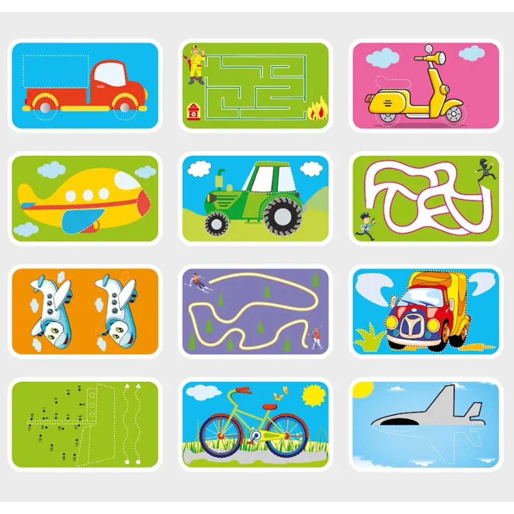 Fahrzeuge kennenlernen – Entwicklungskarten für 3-6 Jährige kép 2