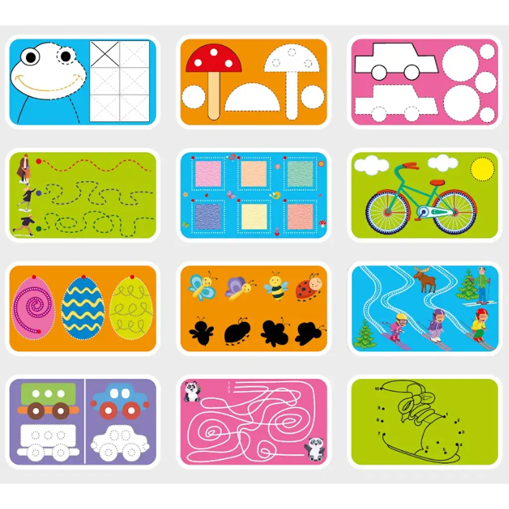 Frühförderung spielerisch – Entwicklungskarten für 3-5 Jährige kép 2