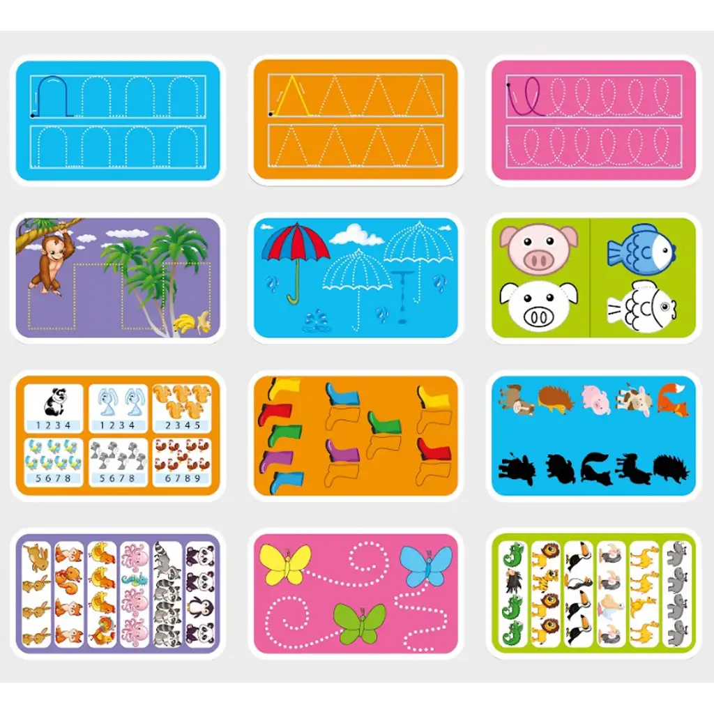 Vorschulische Entwicklungsaufgaben – Entwicklungskarten für 4-6 Jährige kép 2