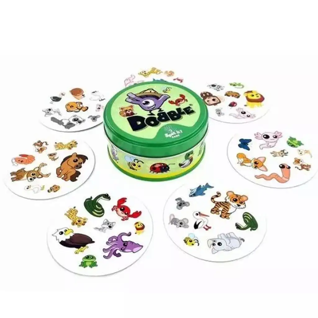 Dobble Tiere Gesellschaftsspiel kép 2