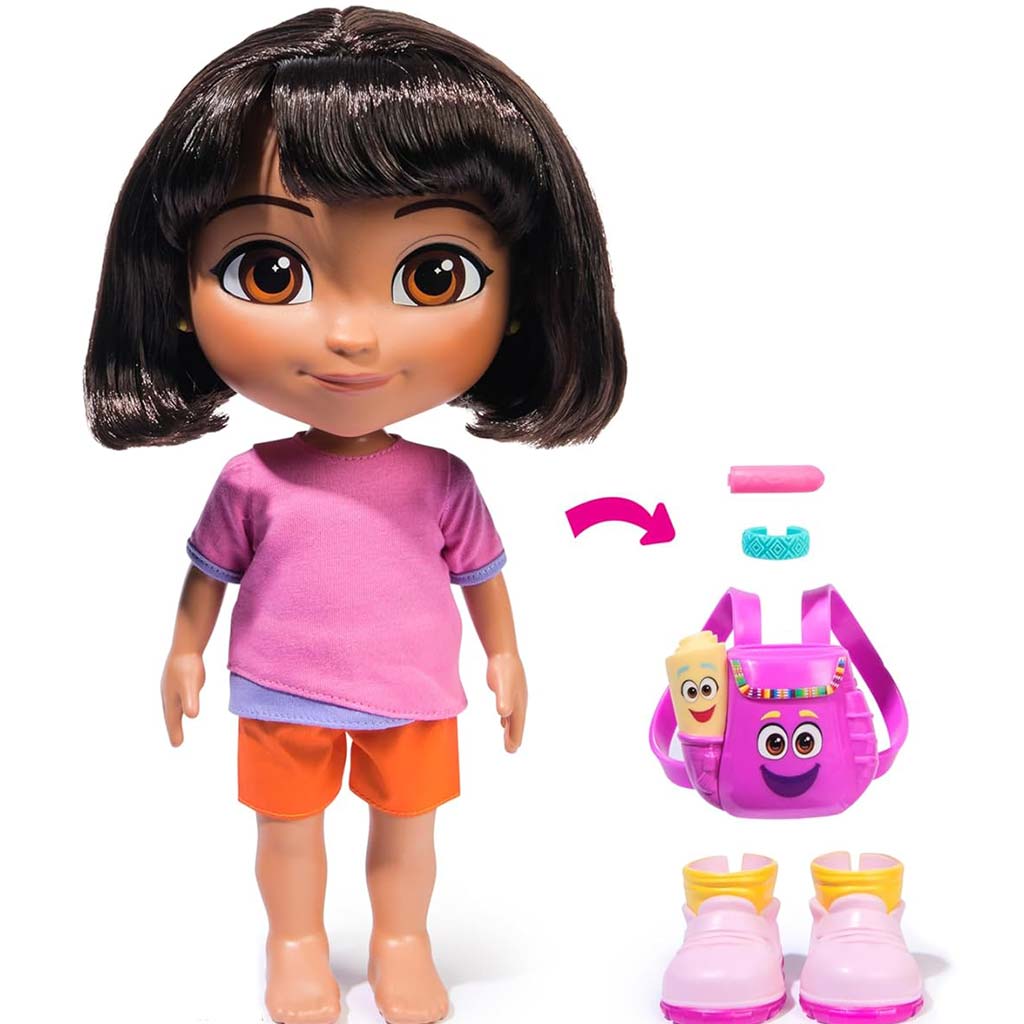 Dora, die Entdeckerin - Singende Dora-Puppe, 30 cm - Spin Master kép 2