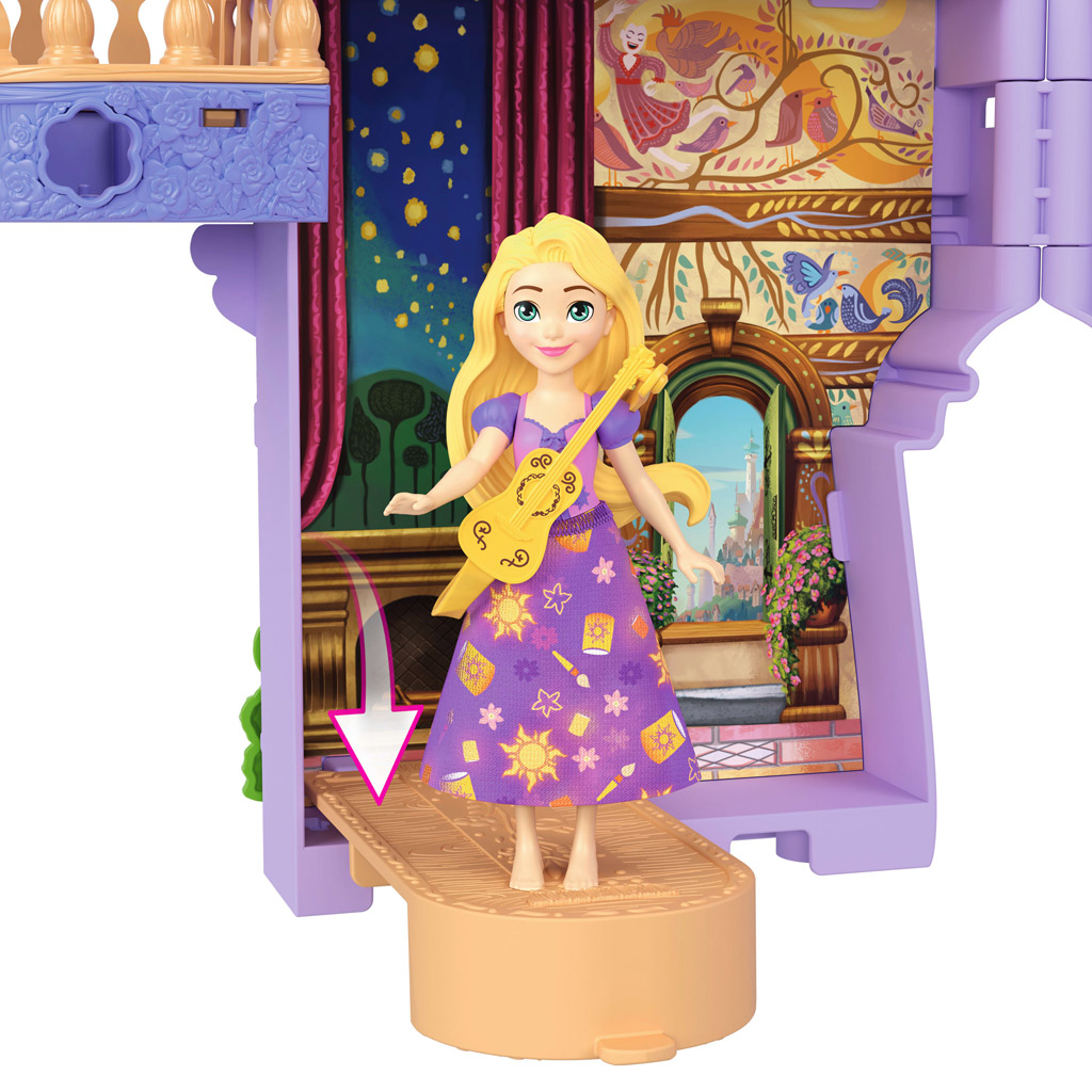 Disney Prinzessinnen Palast mit Mini Rapunzel Puppe - Mattel kép 2