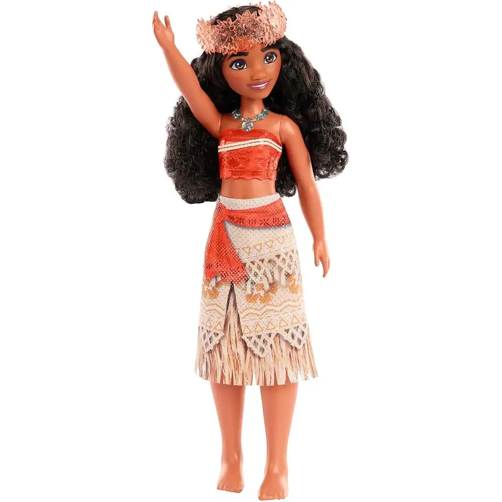 Disney Prinzessinnen: Glitzernde Prinzessinnen - Moana Figur - Mattel kép 2