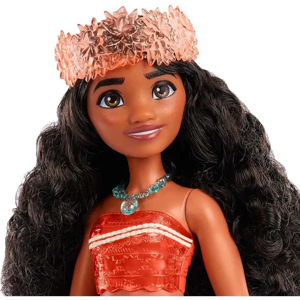 Disney Prinzessinnen: Glitzernde Prinzessinnen - Moana Figur - Mattel kép 3