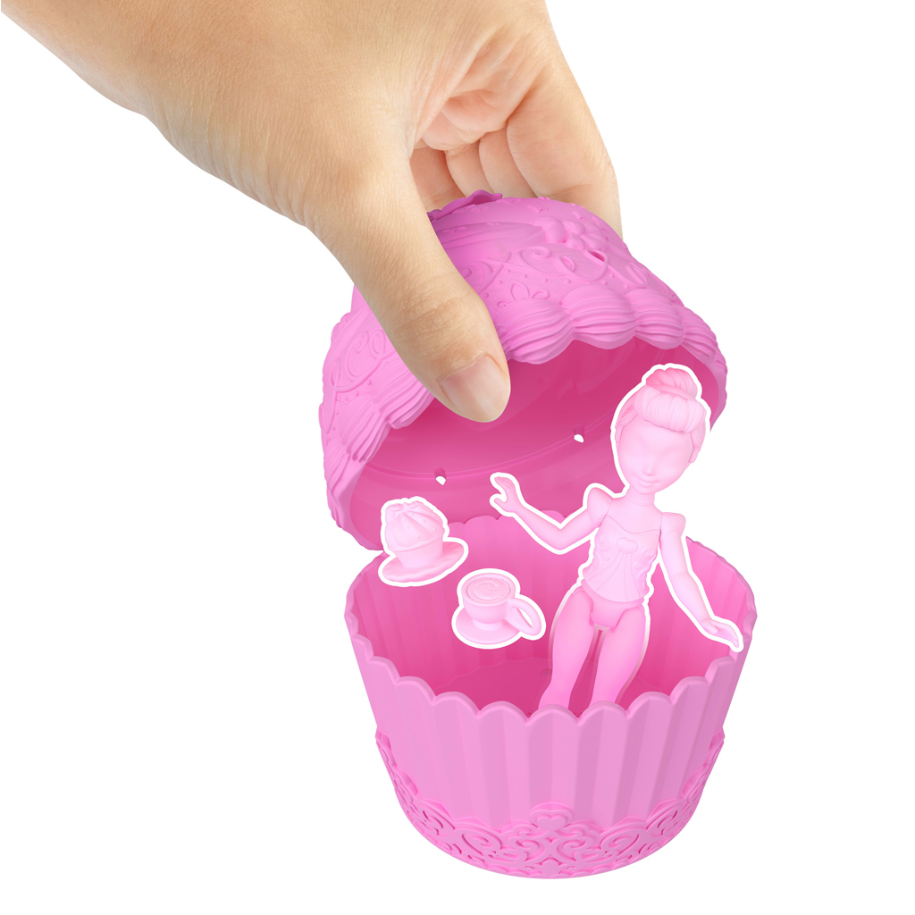 Disney Prinzessinnen: Mini Cupcake Überraschungspuppe 1 Stk. - Mattel kép 3
