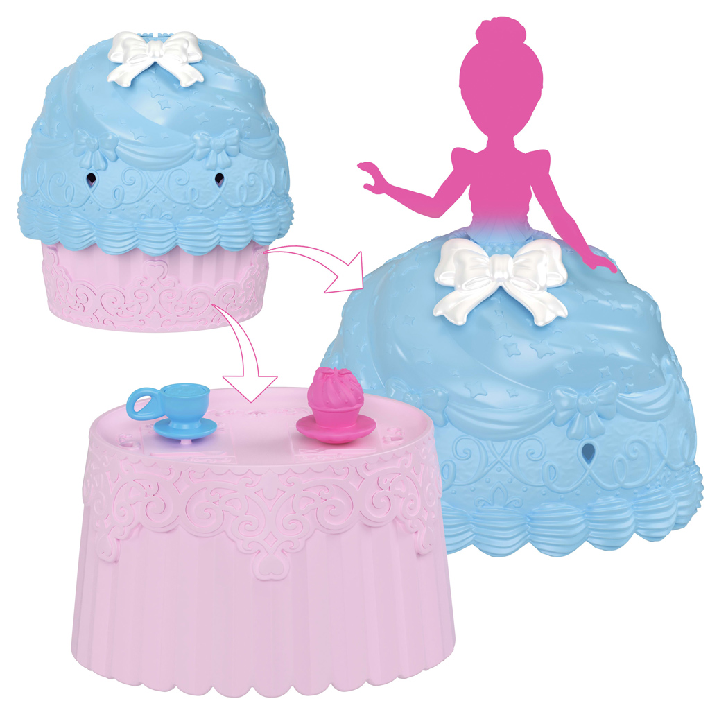 Disney Prinzessinnen: Mini Cupcake Überraschungspuppe 1 Stk. - Mattel kép 2