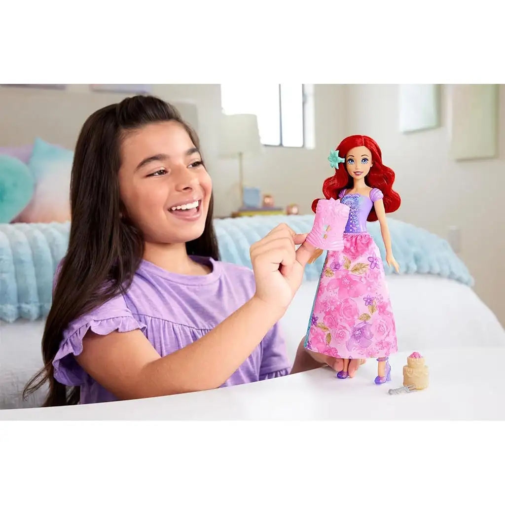 Disney Prinzessinnen: Magische Überraschung Ariel Puppe - Mattel kép 3