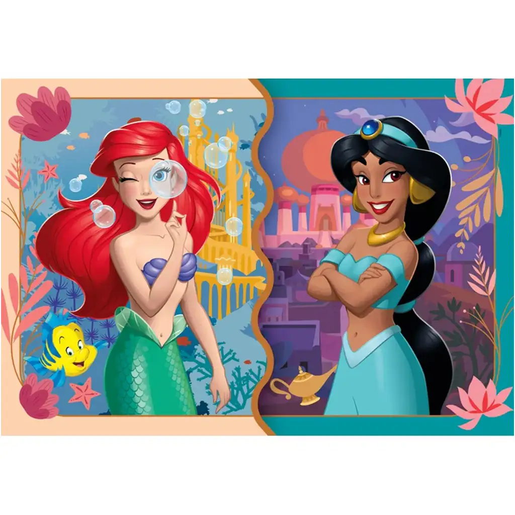 Disney+Prinzessinnen+2-in-1+Puzzle+-+Clementoni kép 2