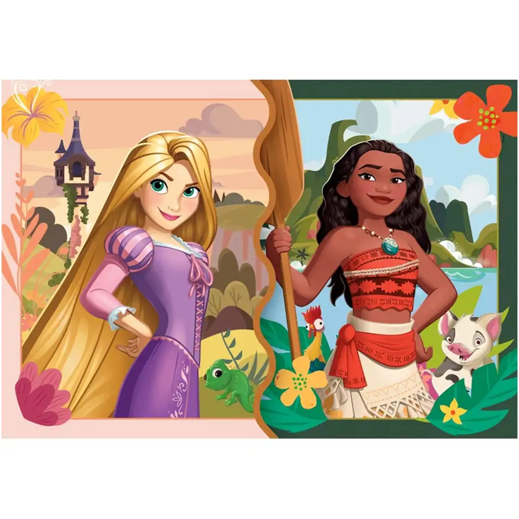 Disney+Prinzessinnen+2-in-1+Puzzle+-+Clementoni kép 3