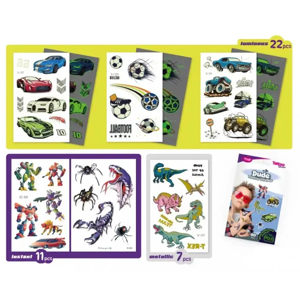 TyToo: Dude Tattoo Aufkleber Set kép 2