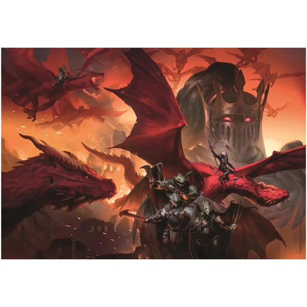 Dungeons & Dragons 1000-teilige Puzzle mit Poster - Clementoni kép 2