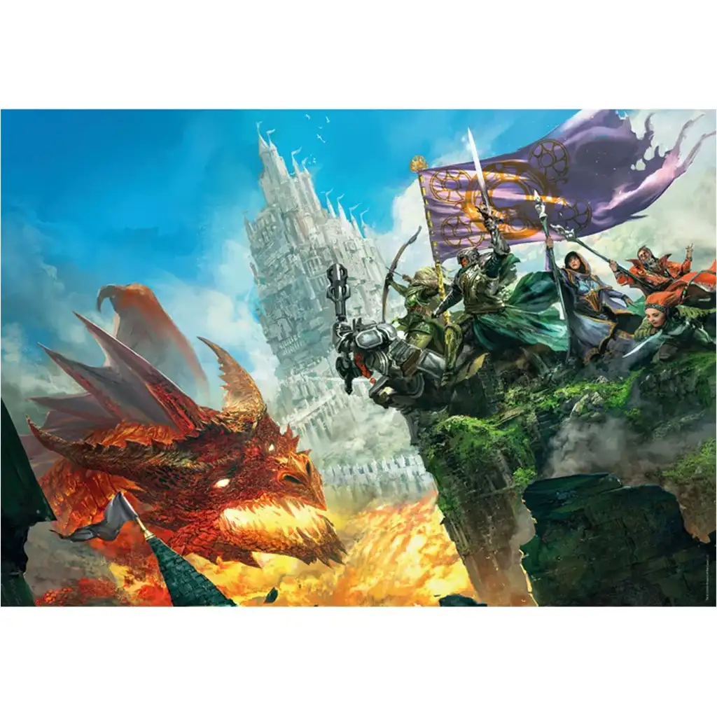 Dungeons & Dragons – Land der Flammen 500-teilige Puzzle - Clementoni kép 2
