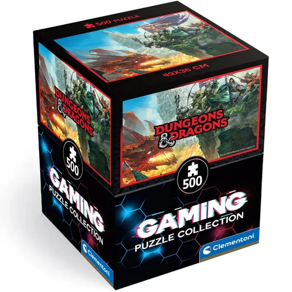 Dungeons & Dragons – Land der Flammen 500-teilige Puzzle - Clementoni