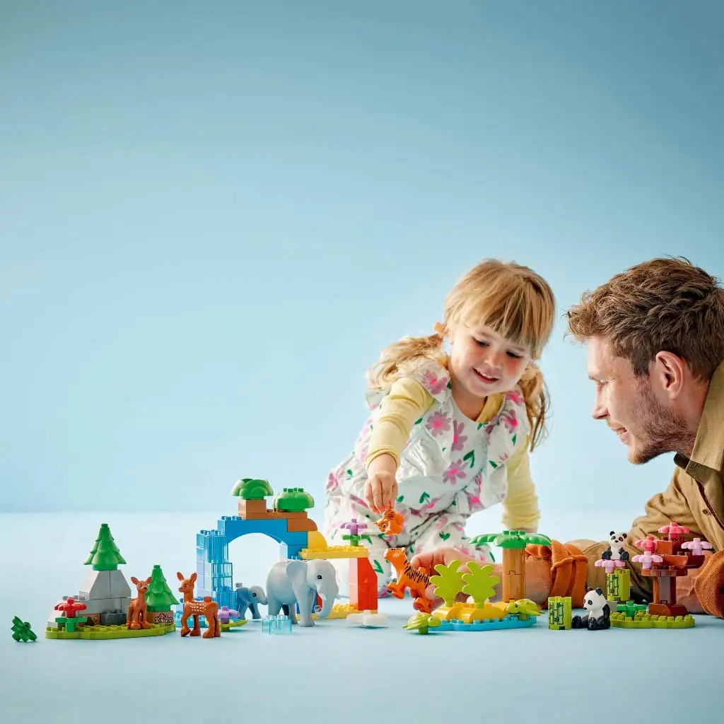 LEGO® DUPLO®: 3 az 1-ben állatcsaládok a vadvilágban (10446) kép 4