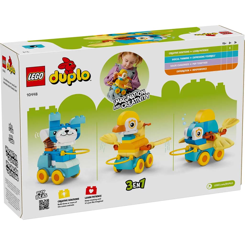 LEGO® DUPLO®: 3-in-1 Rollende Tiere (10448) kép 2