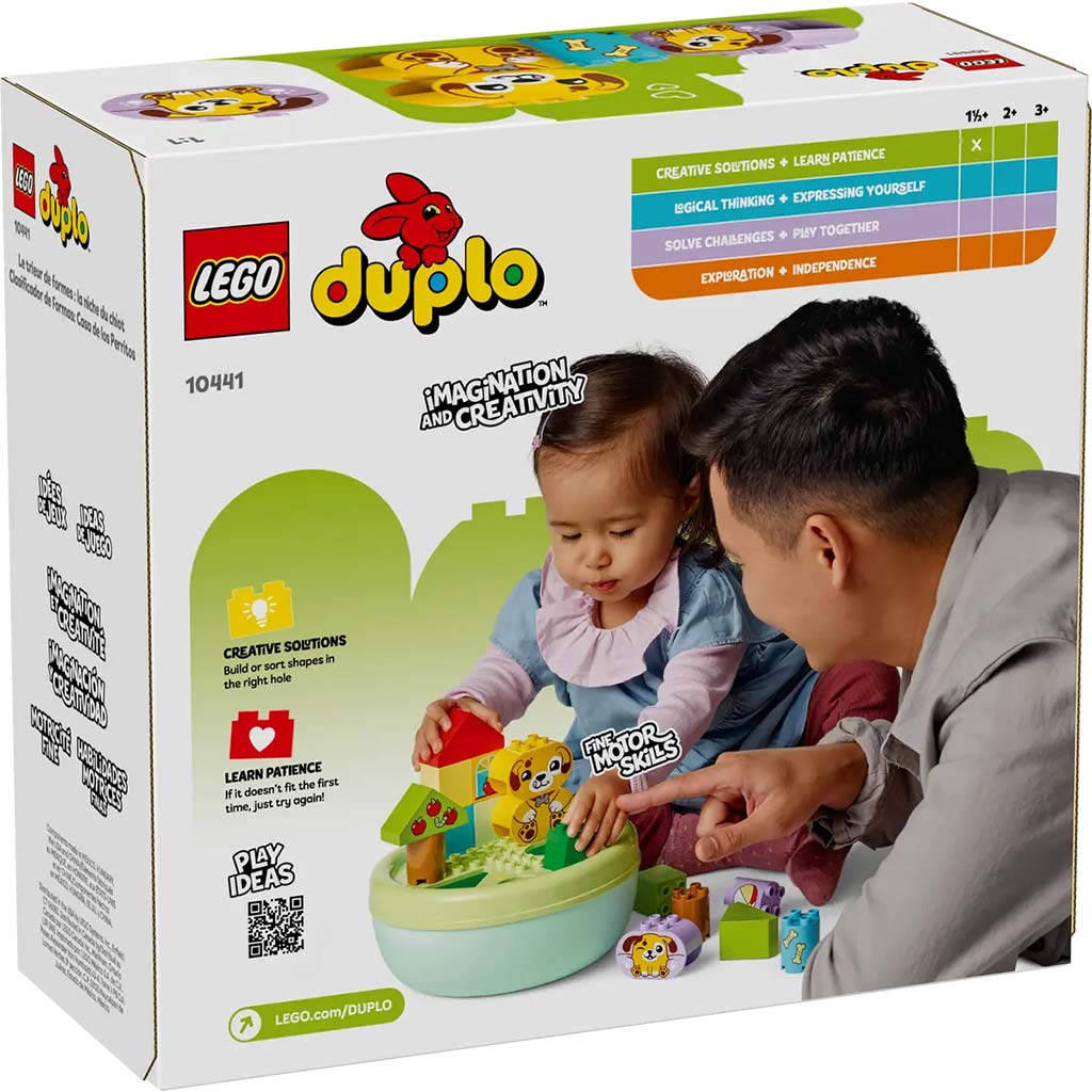 LEGO® DUPLO®: Formen sortieren: Hundehütte (10441) kép 2