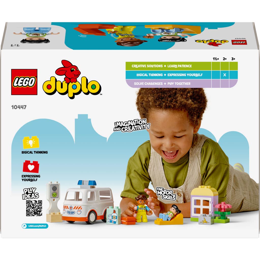 LEGO® DUPLO®: Krankenwagen und Rettungsfahrer (10447) kép 2