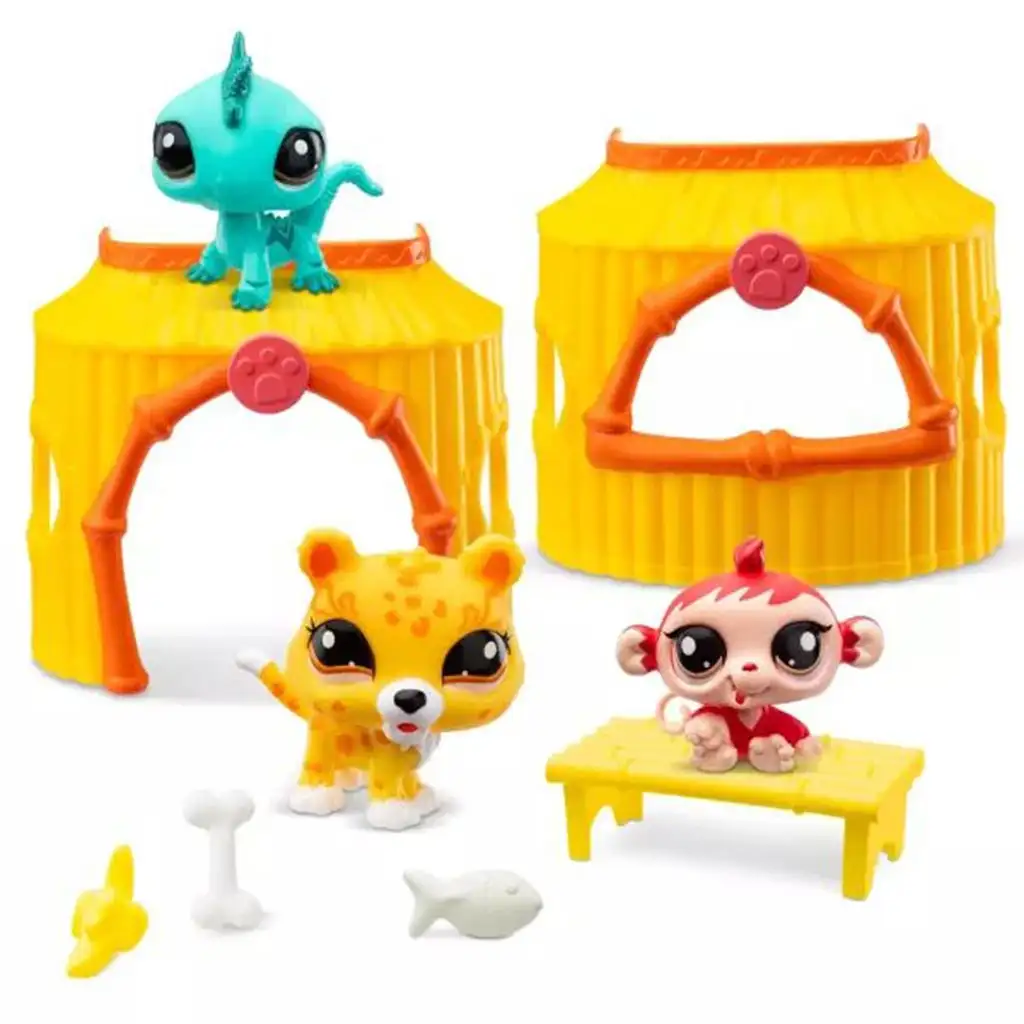 Littlest Pet Shop: 3er-Figurenpack Serie 1 - Dschungel kép 2