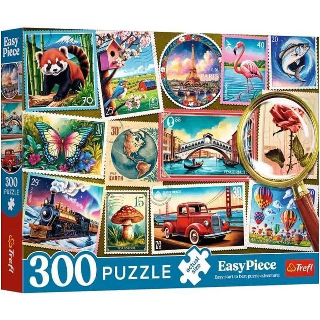 Briefmarkensammlung Easy Piece 300-teiliges Puzzle – Trefl