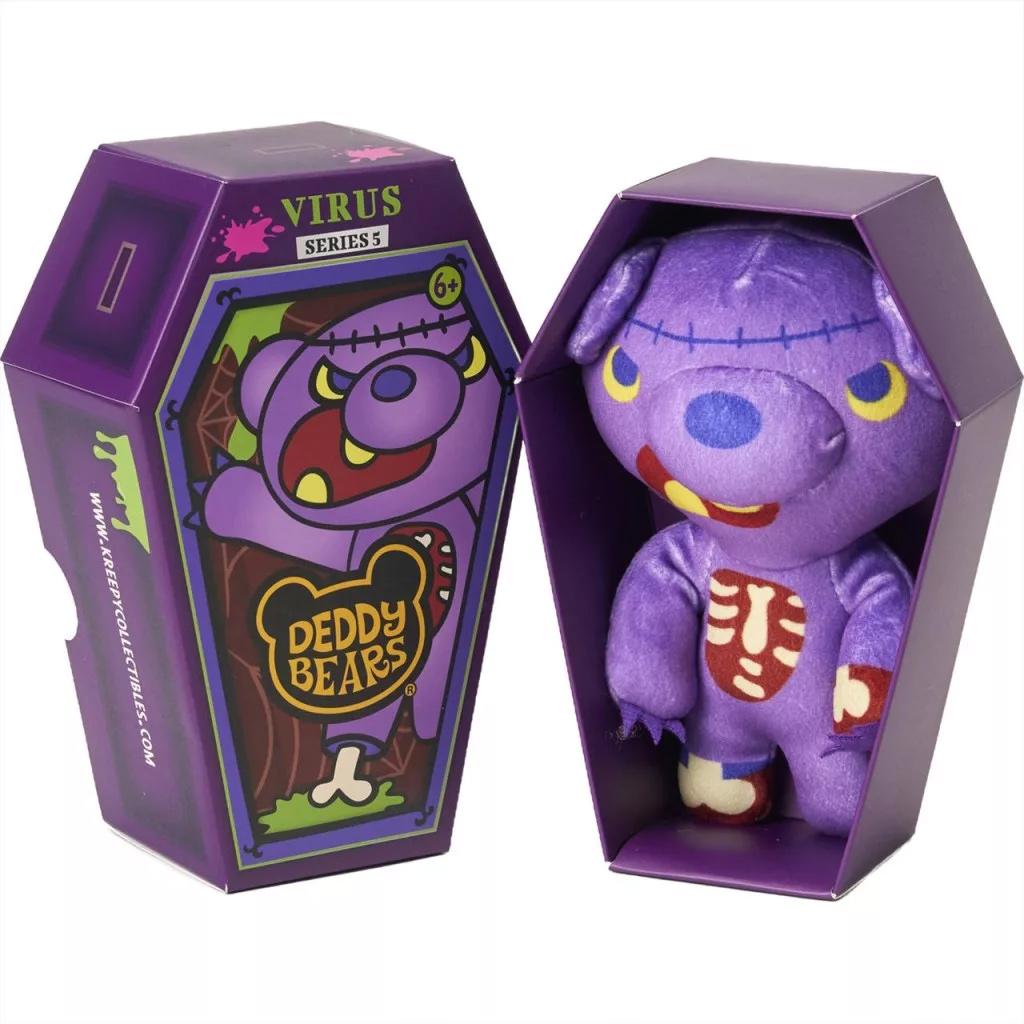 Deddy Bear Virus Plüschtier im Sarg, 5. Serie, 15 cm