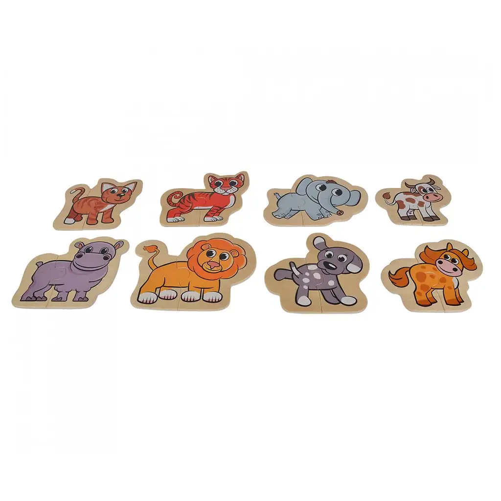 Eichhorn: Holztiere Puzzle 16-teilig - Simba Toys kép 3