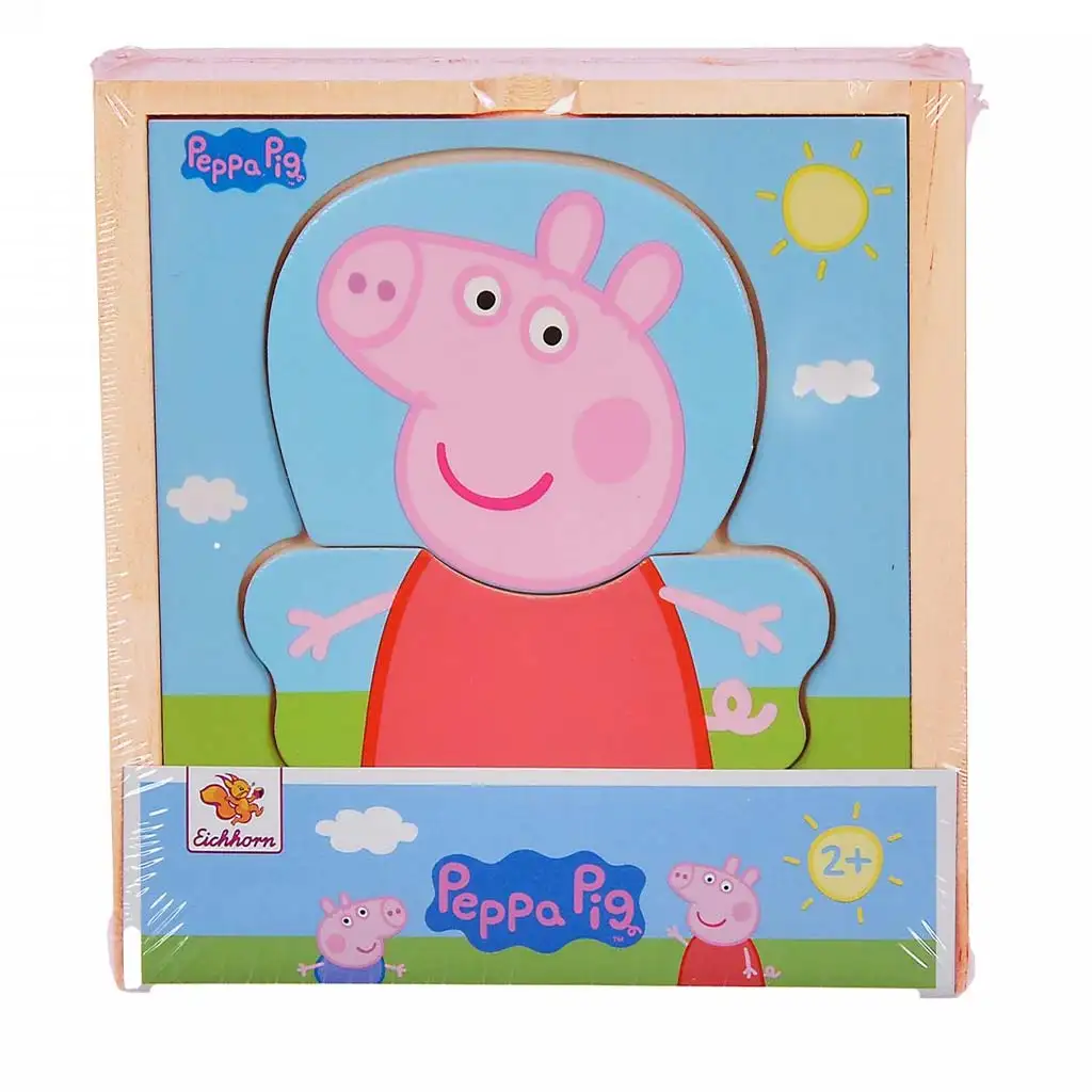 Eichhorn: Peppa Wutz Anziehpuzzle 12-teilig - Simba Toys