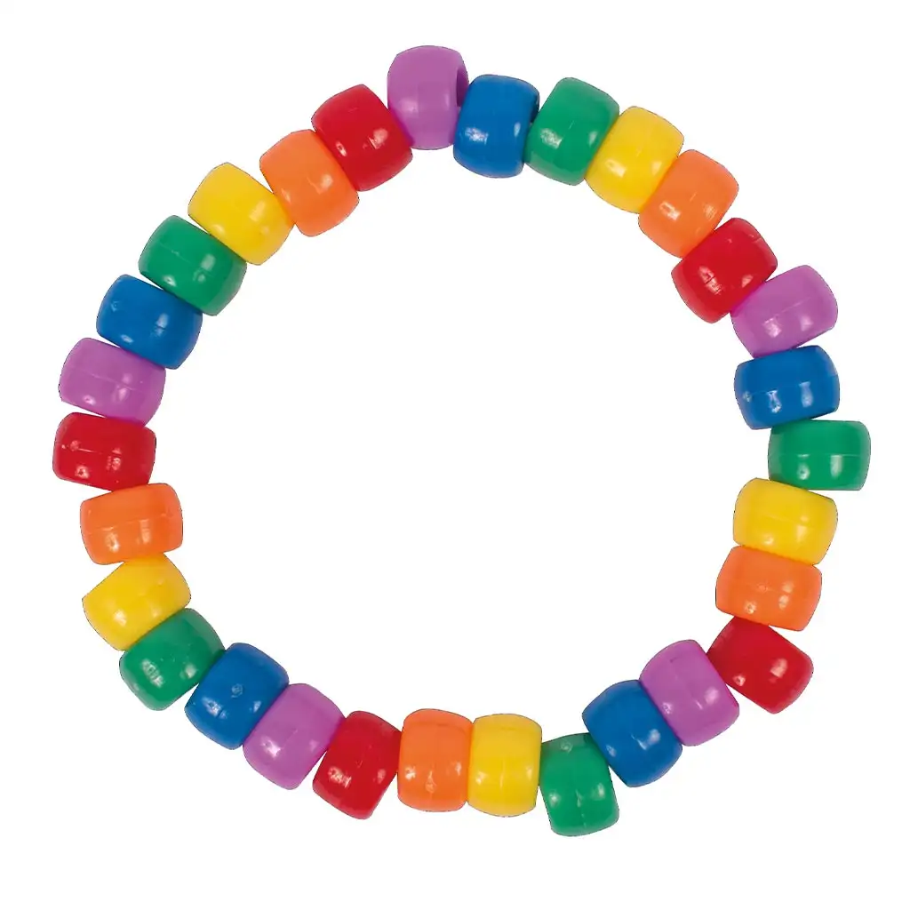 PlayBox: Bunte auffädelbare Perlen 9mm 1000 Stück kép 2