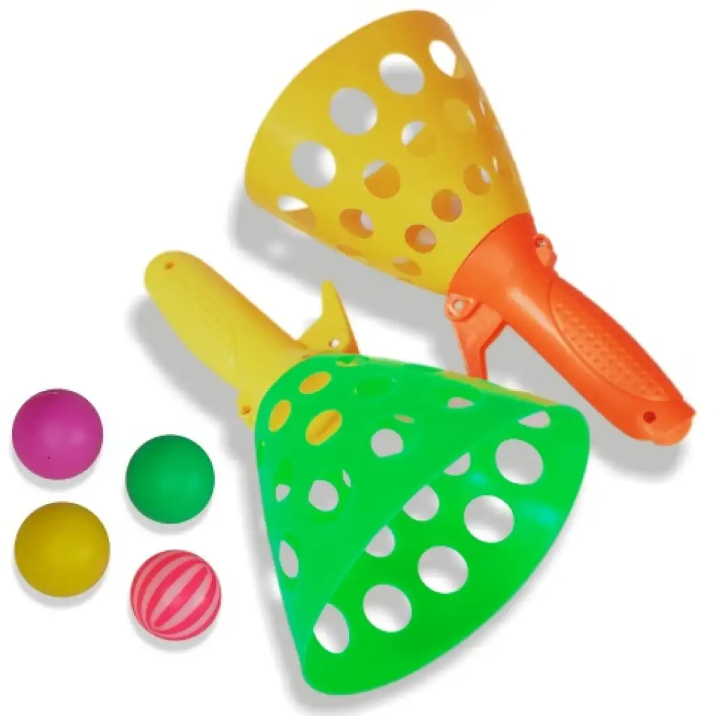 Click&Catch Paar-Trichterfangspiel mit 4 Bällen