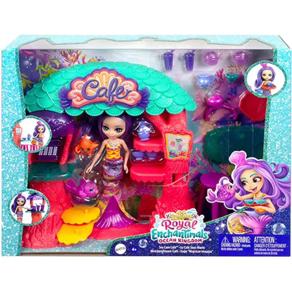 Enchantimals: Vízalatti kávézó játékszett - Mattel kép 1