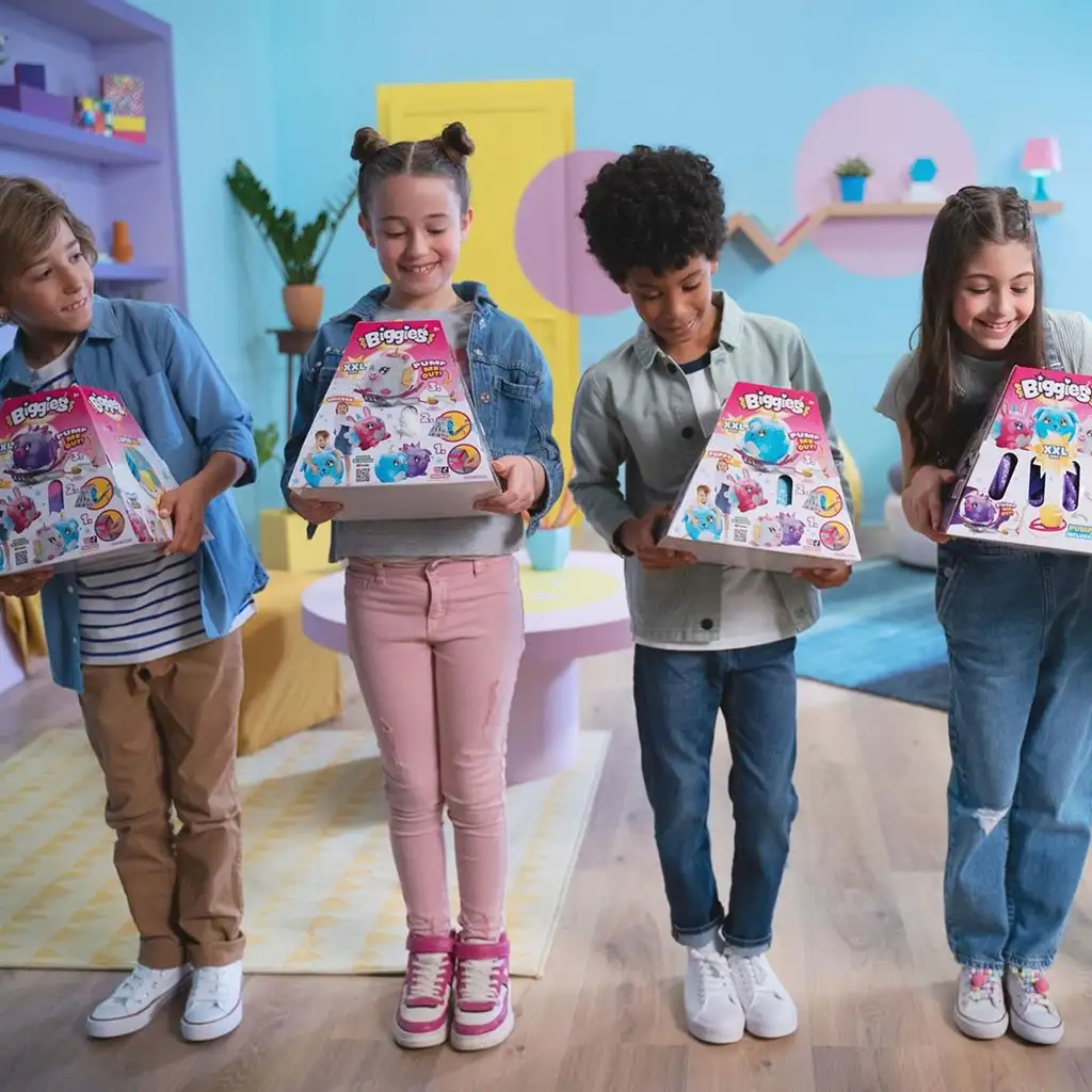 Eolo: Biggies aufblasbares Plüsch-Einhorn 45cm kép 4