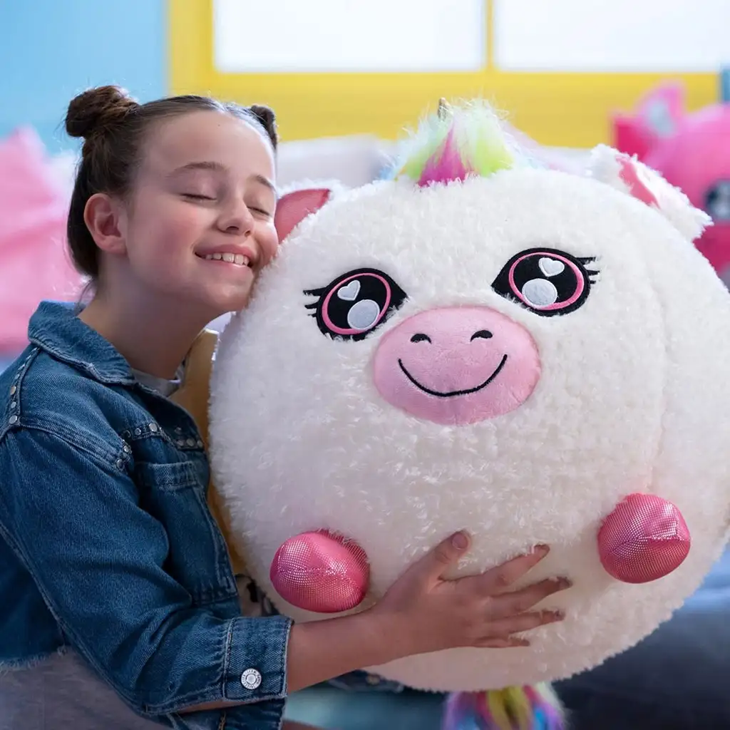 Eolo: Biggies aufblasbares Plüsch-Einhorn 45cm kép 5