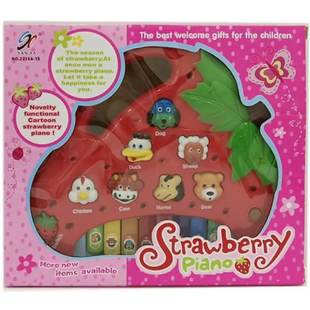 Ein synthesizer in Erdbeerform