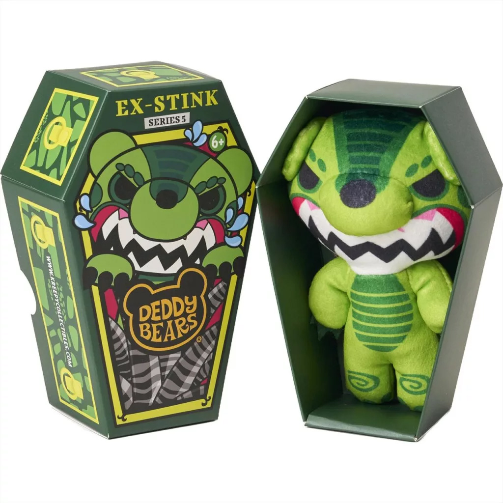 Deddy Bear Ex-Stink Plüschtier im Sarg, 5. Serie, 15 cm