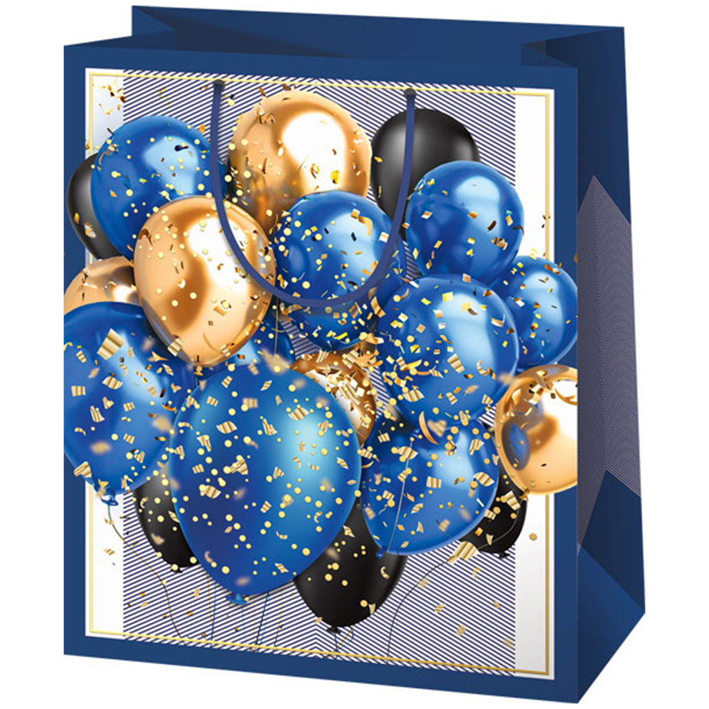 Cardex: Exklusive Geschenkttasche mit Luftballons, normale Größe, 11x15x6 cm
