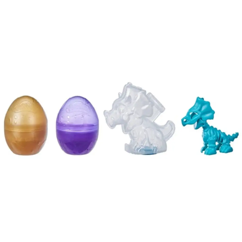 Play-Doh: Dino Crew Eier & Dinosaurierknochen Triceratops Spielset - Hasbro kép 2