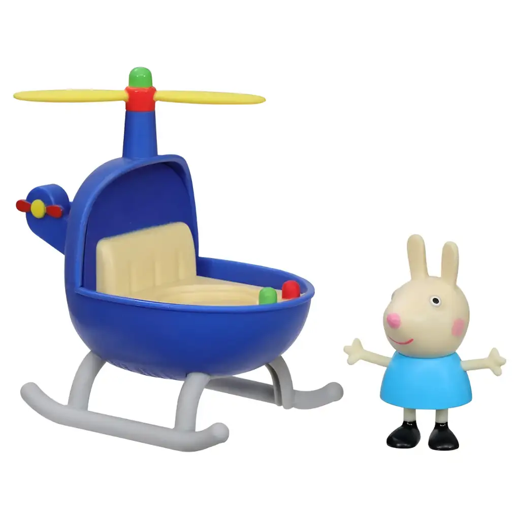 Peppa Wutz: Kleiner Hubschrauber und Rebecca Hase Figuren-Set - Hasbro kép 2