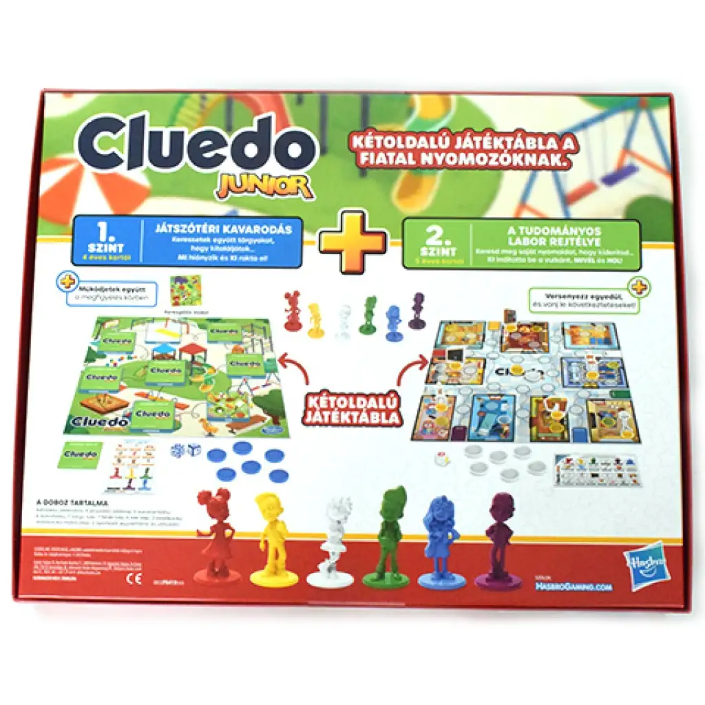 Cluedo Junior 2-in-1 Brettspiel - Hasbro kép 2