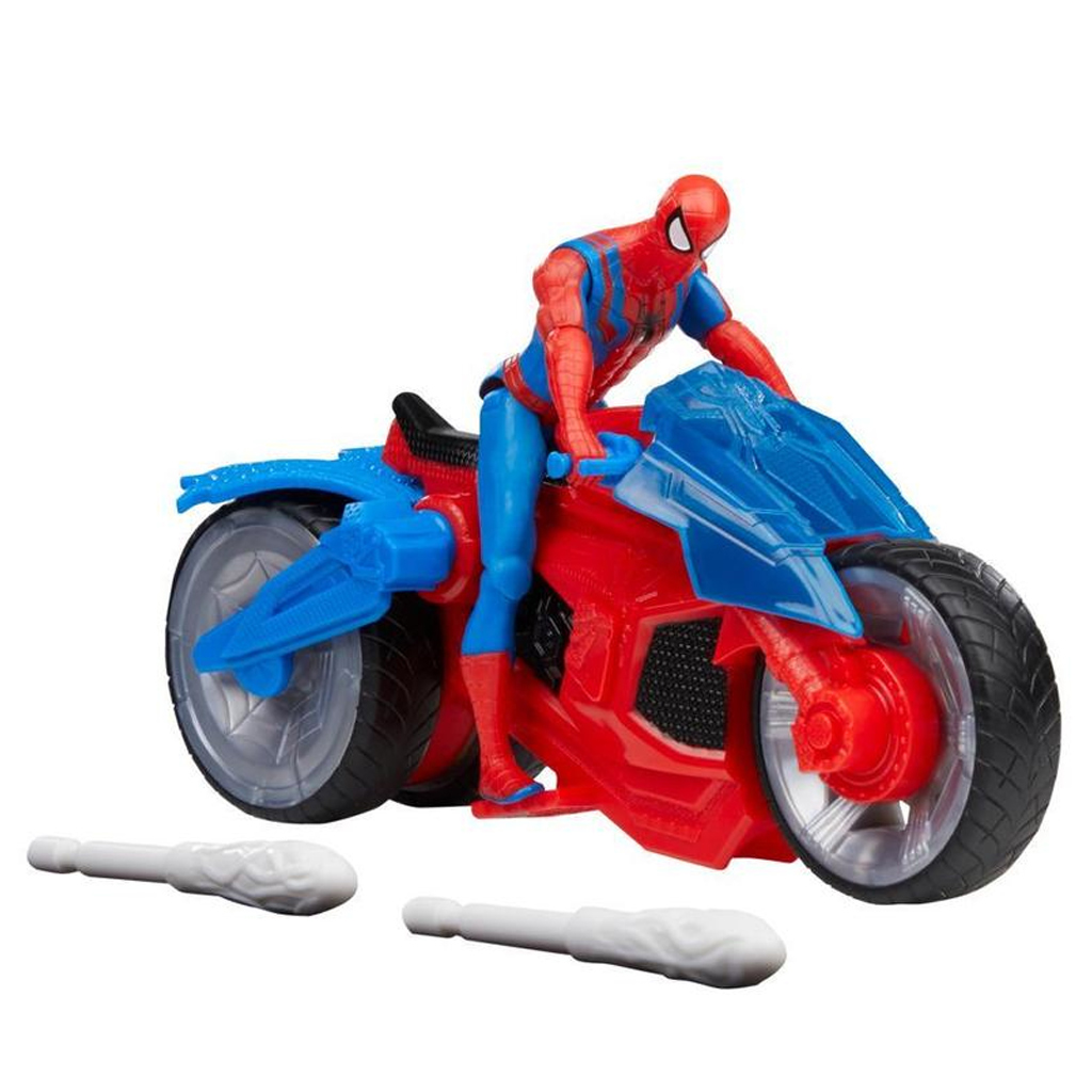 Marvel: Spider-Man - Web Blast Cycle mit Spider-Man Figur - Hasbro kép 2