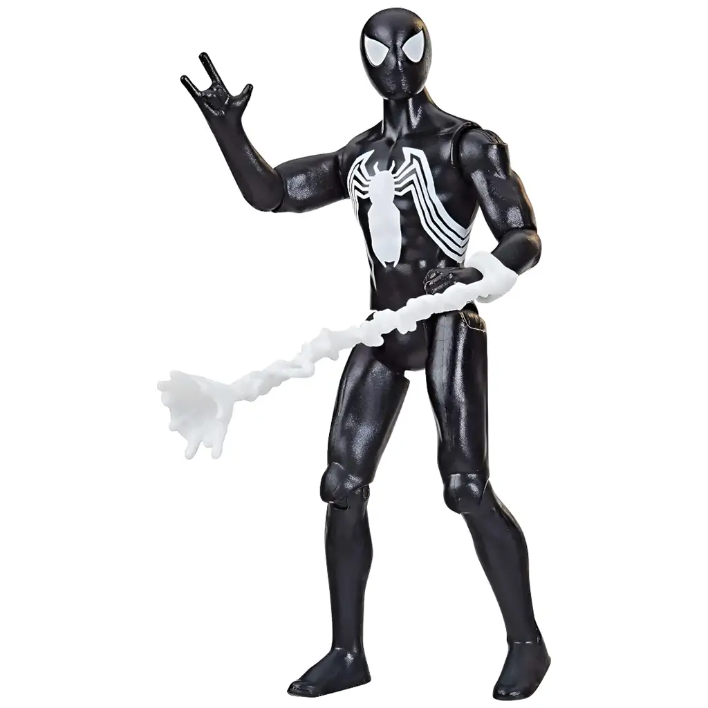 Marvel: Spider-Man - Symbiote Suit Schwarzer Spider-Man Actionfigur 10 cm - Hasbro kép 2