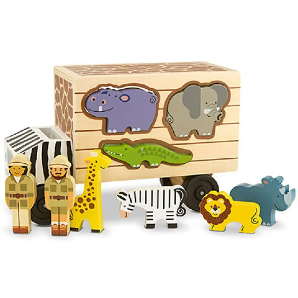 Holz-Tierform-Puzzle-Spiel - Melissa & Doug kép 3