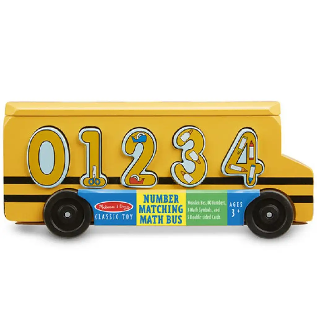 Fa formarendező iskolabusz számokkal - Melissa & Doug kép 1