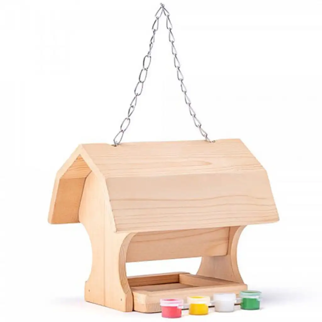 Vogelhaus aus Holz mit Farbe - Woodyland