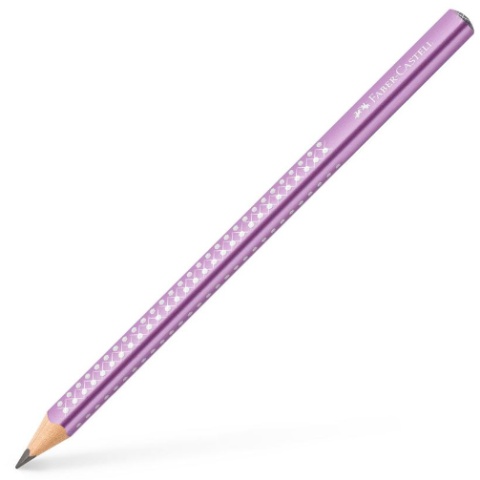 Faber-Castell: Sparkle Jumbo Perlmutt Metall Lila Graphitstift