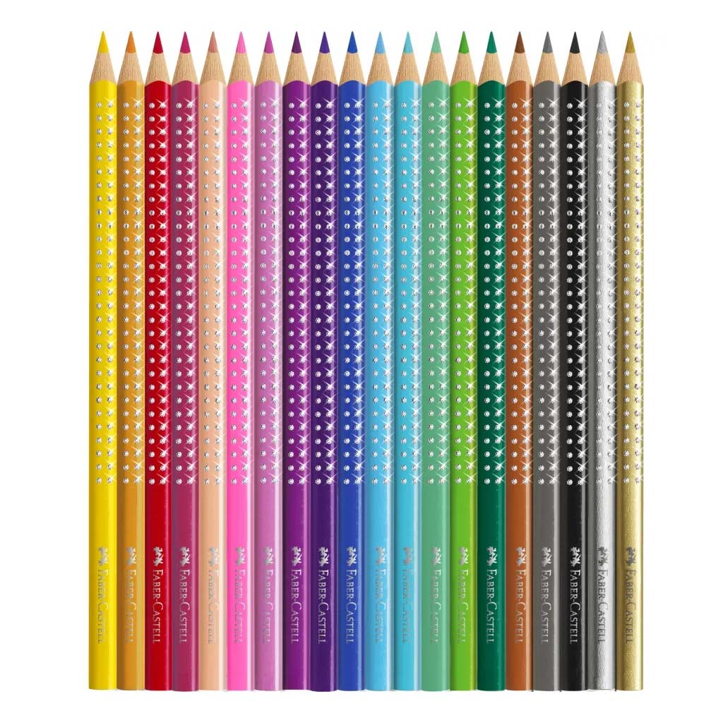 Faber-Castell: Sparkle Farbstift-Set – 20-teilig in Metalldose kép 4